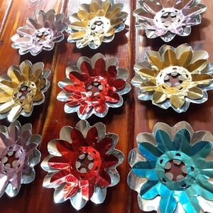 Vintage Metal Light Reflectors